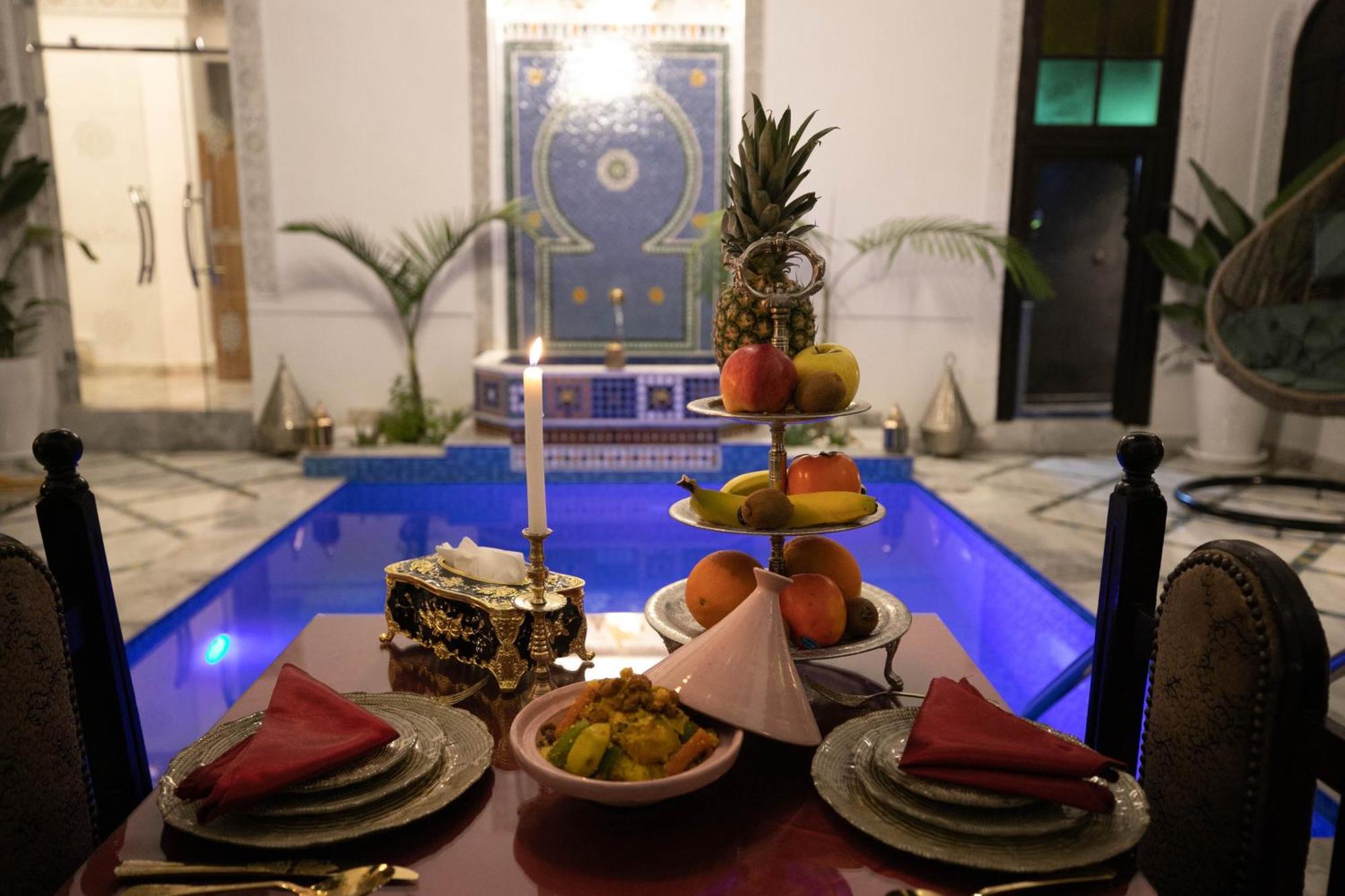 ホテル Palais Chahd Luxury フェズ エクステリア 写真