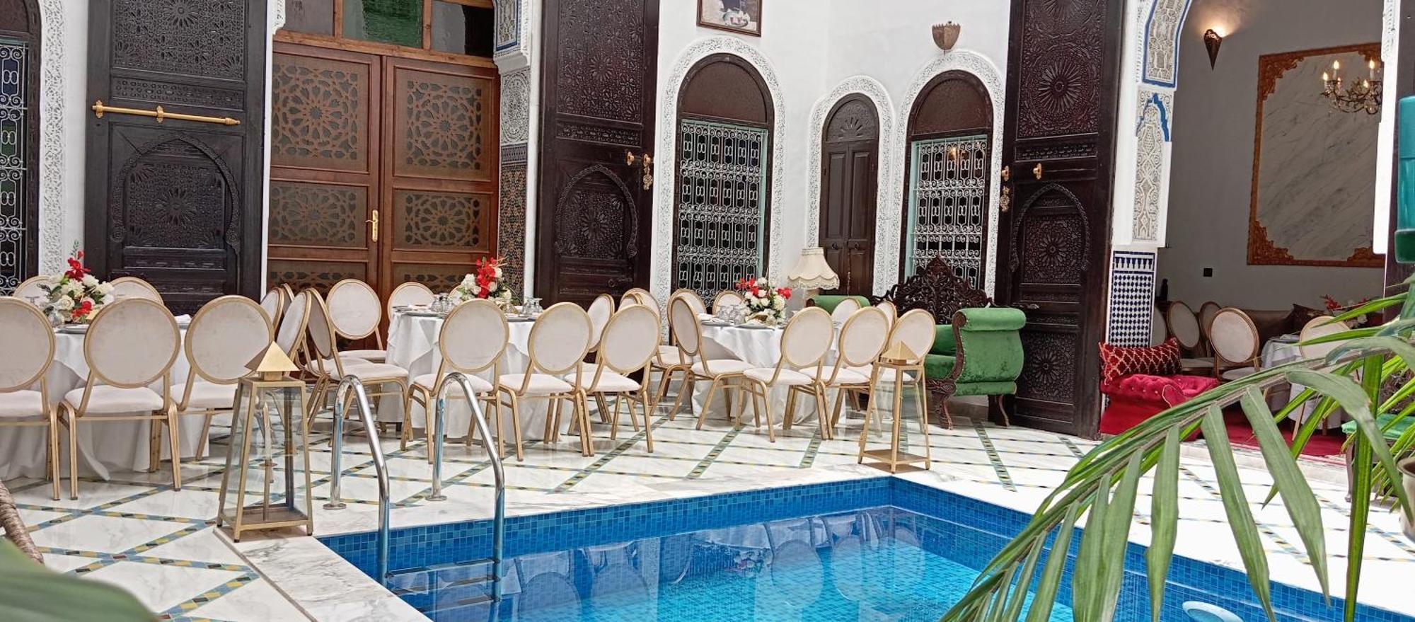 ホテル Palais Chahd Luxury フェズ エクステリア 写真
